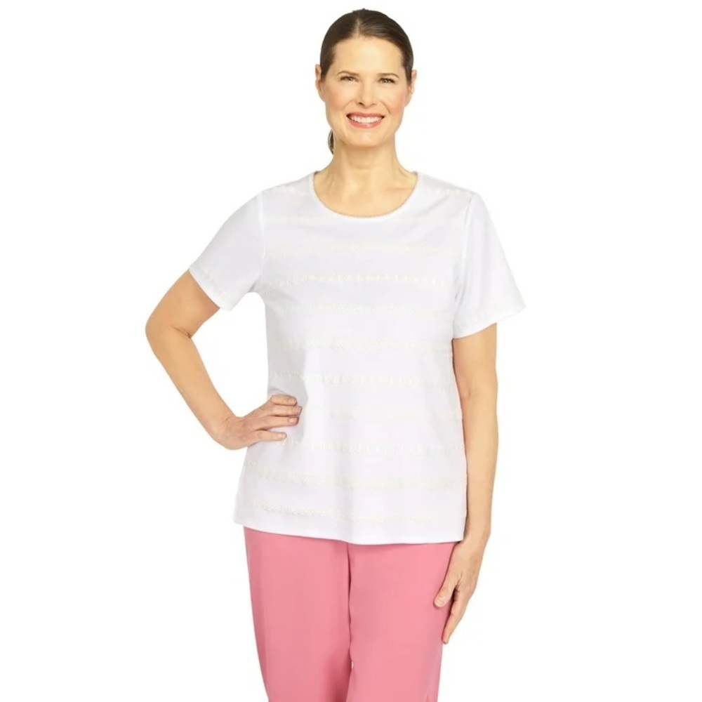 Alfred Dunner White Blouse